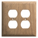 Whitecap Teak 2-Duplex/Receptacle Cover Plate [60177] - Mealey Marine