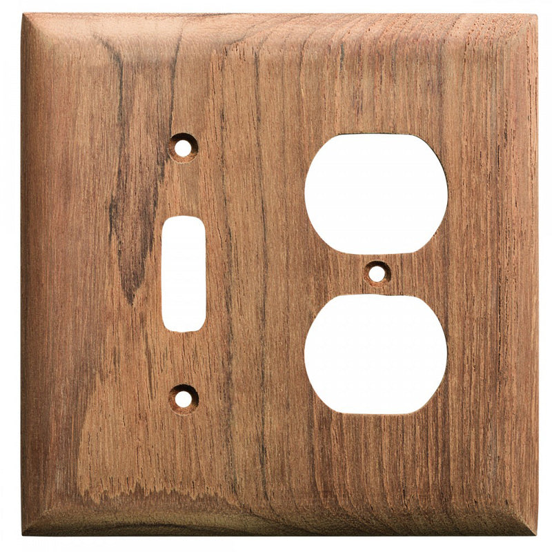 Whitecap Teak Toggle Switch/Duplex/Receptacle Cover Plate [60178] - Mealey Marine