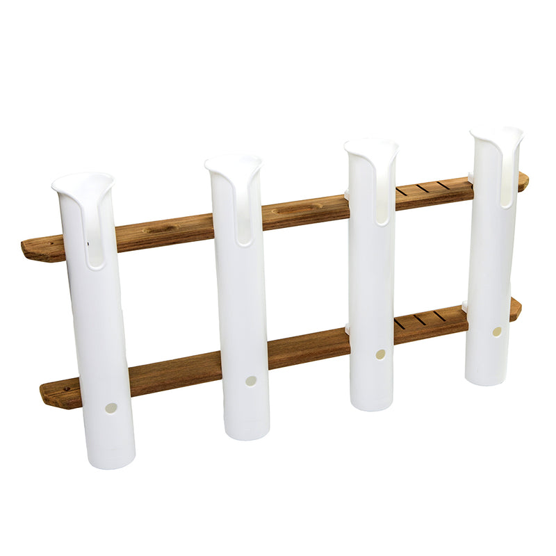 Whitecap Teak 4-Rod Tournament Storage Pack [63450] - Mealey Marine