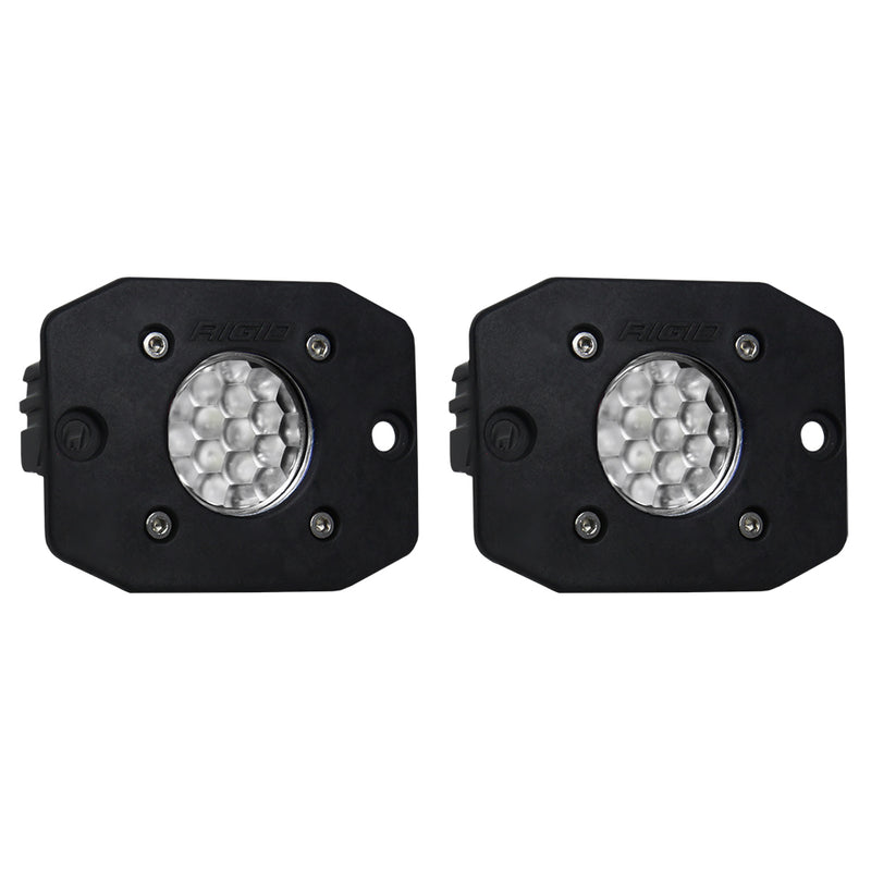 RIGID Industries Ignite Flush Mount Flood - Black [20641] - Mealey Marine