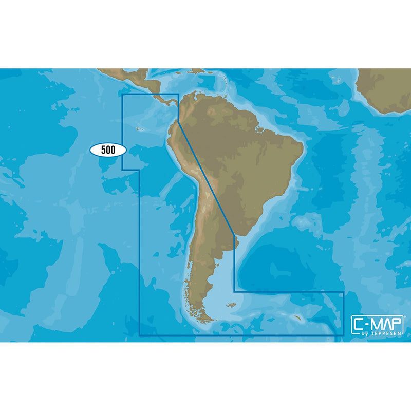 C-MAP 4D SA-D500 Costa Rica to Chile to Falklands [SA-D500] - Mealey Marine