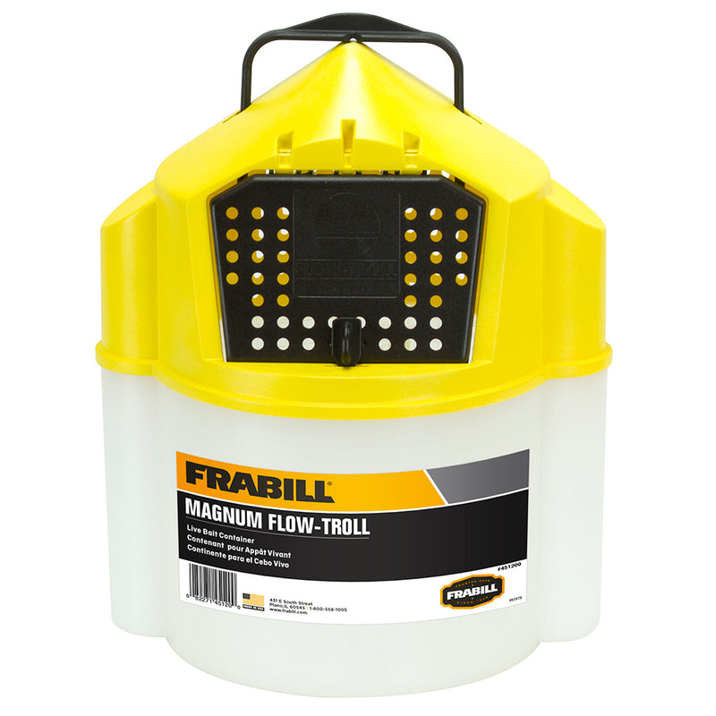 Frabill Magnum Flow Troll Bucket - 10 Quart [451200] - Mealey Marine