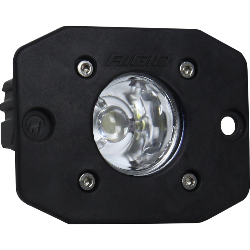 RIGID Industries Ignite Flush Mount Flood - Single - Black [20621] - Mealey Marine