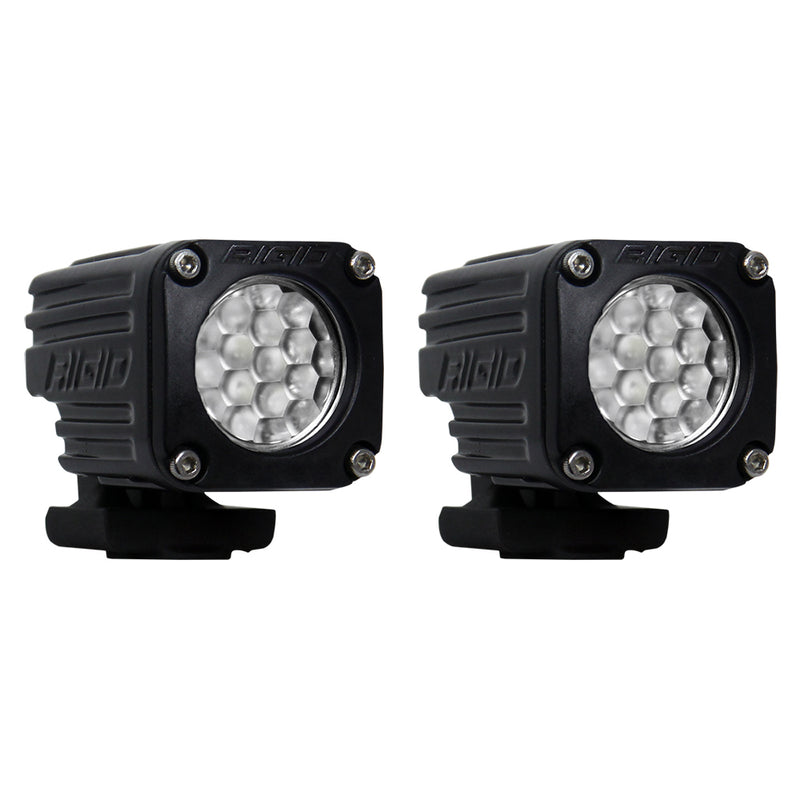 RIGID Industries Ignite Surface Mount Diffused - Pair - Black [20541] - Mealey Marine