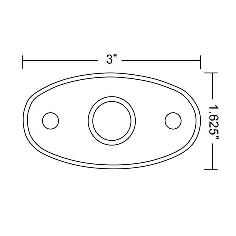 RIGID Industries A-Series White Low Power LED Light - Single - Natural White [480143] - Mealey Marine