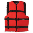 Onyx Nylon General Purpose Life Jacket - Adult Universal - Red [103000-100-004-12] - Mealey Marine