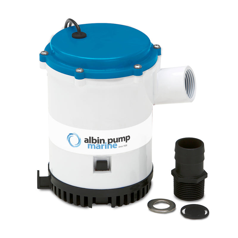 Albin Pump Bilge Pump Heavy Duty 1750 GPH - 12V [01-03-011] - Mealey Marine