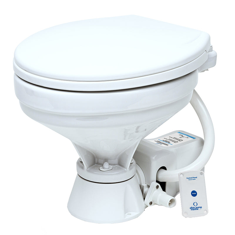 Albin Pump Marine Toilet Standard Electric EVO Comfort - 12V [07-02-006] - Mealey Marine