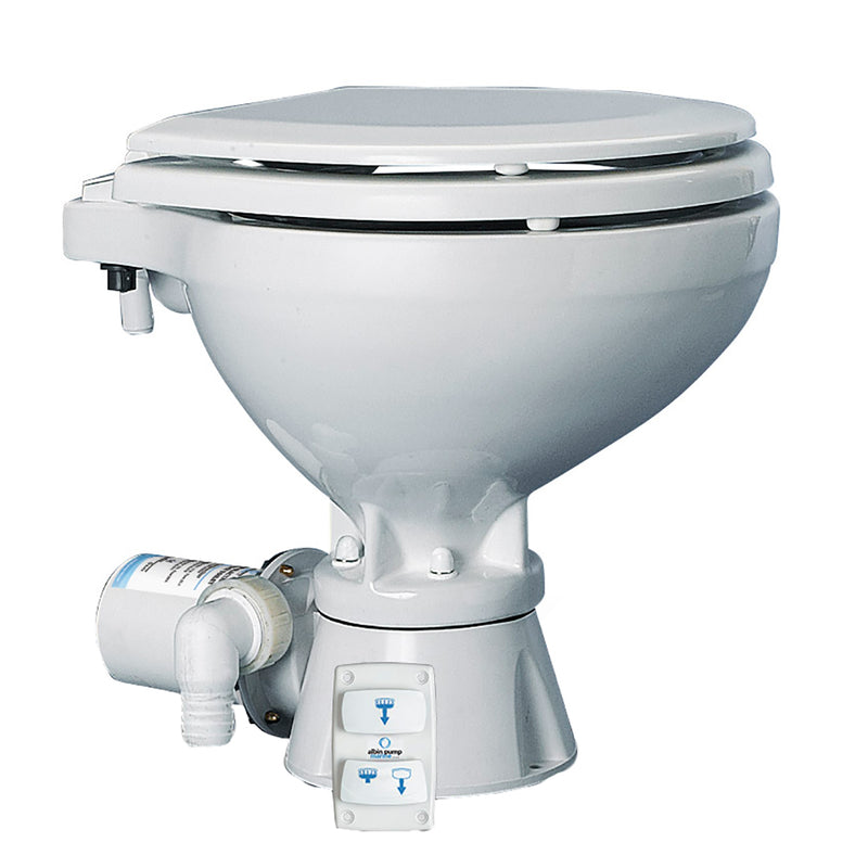 Albin Pump Marine Toilet Silent Electric Compact - 12V [07-03-010] - Mealey Marine