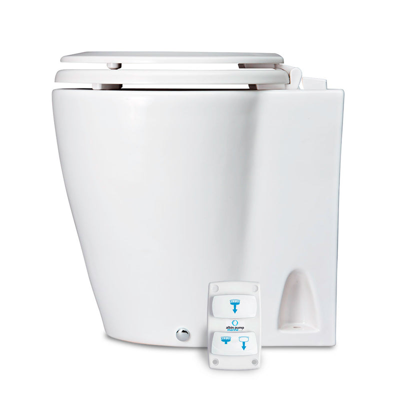 Albin Pump Marine Design Marine Toilet Silent Electric - 12V [07-03-045] - Mealey Marine