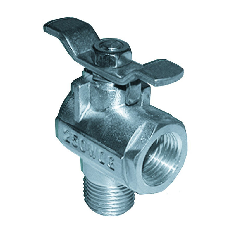 GROCO 1/2" NPT 90 Stainless Steel Fuel Valve [FV-590-S] - Mealey Marine