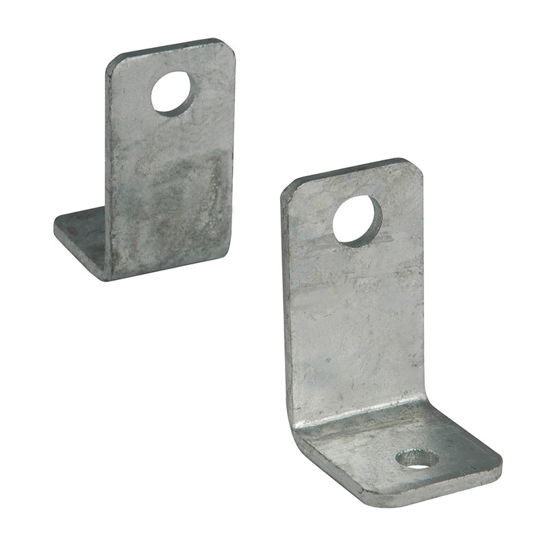 C.E. Smith Side Angle "L" Bracket - Pair - Galvanized [10211G] - Mealey Marine