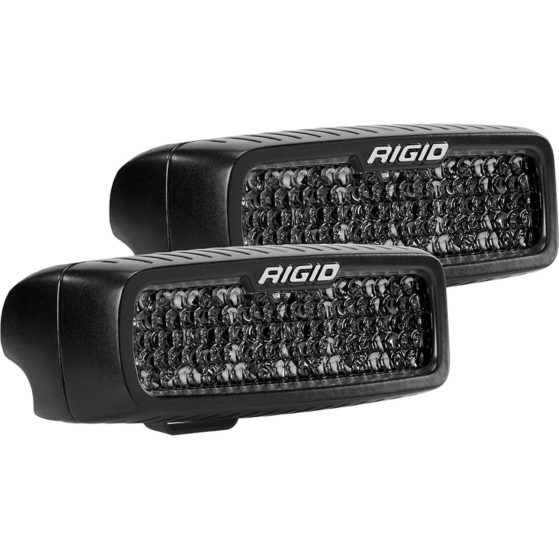 RIGID Industries SR-Q Series PRO Spot Diffused Midnight Surface Mount - Pair [905513BLK] - Mealey Marine