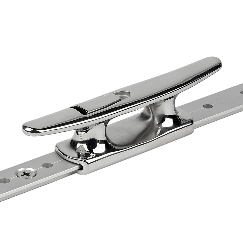 Schaefer Mid-Rail Chock/Cleat Stainless Steel - 1" [70-74] - Mealey Marine