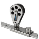 Schaefer Spring Loaded/Lined Slide/Stainless Steel f/1-1/4" T-Track [705-92] - Mealey Marine