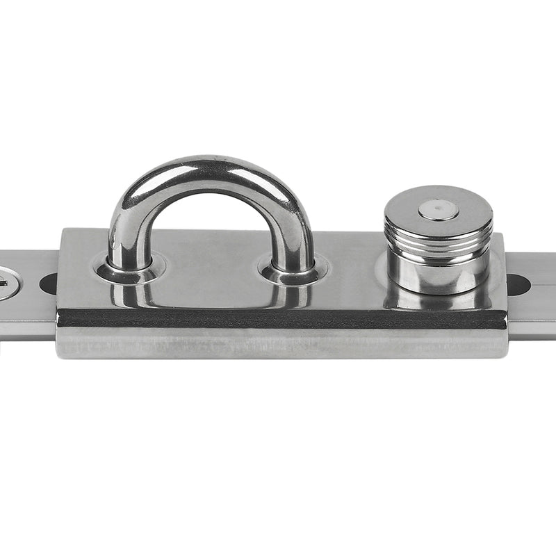 Schaefer Stainless 1-1/4" T-Track Slider - Eye Slide/Lined [72-49] - Mealey Marine