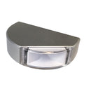 Lumitec Surface Mount Navigation Light - Classic Aluminum - Port Red [101577] - Mealey Marine