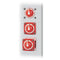 Blue Sea 6008 M-Series Battery Switch 3 Position - Red [6008] - Mealey Marine