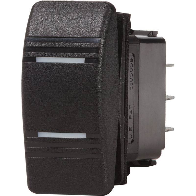 Blue Sea Contura Switch DPDT Black - ON-ON [8300] - Mealey Marine