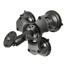 RAM Mount Twist-Lock Triple Suction Mount w/1/4"-20 Stud [RAP-B-365-224-202AU] - Mealey Marine