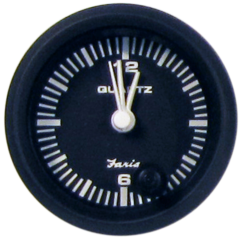 Faria 2" Clock - Quartz (Analog) [12825] - Mealey Marine