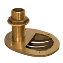 GROCO 1-1/4" Bronze Combo Scoop Thru-Hull w/Nut [STH-1250-W] - Mealey Marine