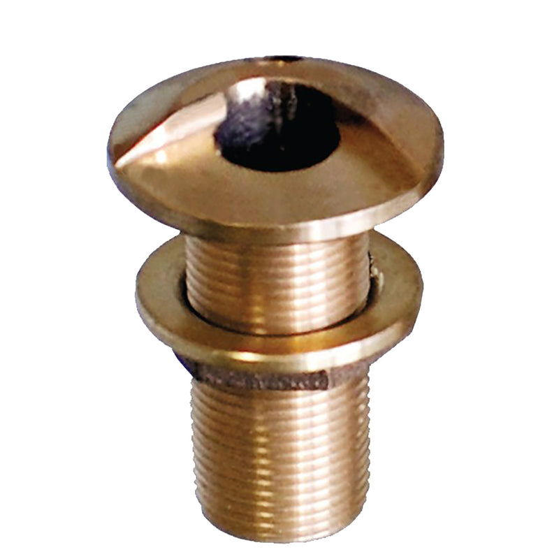 GROCO 1" Bronze High Speed Thru-Hull Fitting w/Nut [HSTH-1000-W] - Mealey Marine