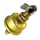 Cole Hersee Single Pole Brass Battery Switch w/Faceplate 175 Amp Continuous 800 Amp Intermittent [M-284-09-BP] - Mealey Marine