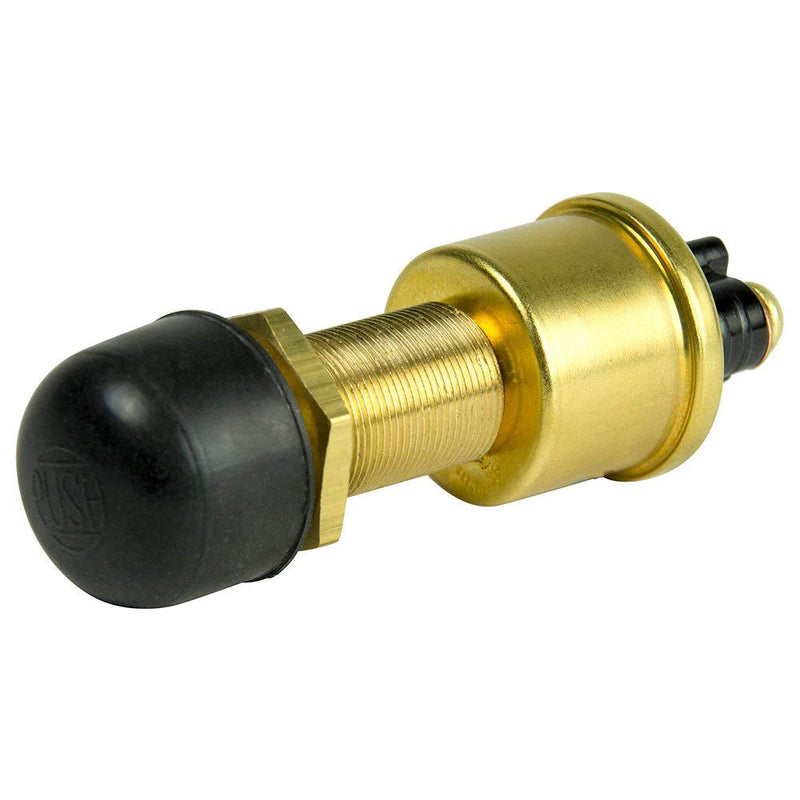 Cole Hersee Heavy Duty Push Button Switch w/Rubber Cap SPST Off-On 2 Screw - 35A [M-626-BP] - Mealey Marine