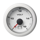 Veratron 52MM (2-1/16") OceanLink Battery Voltage Gauge - 8 to 16V - White Dial  Bezel [A2C1066110001] - Mealey Marine