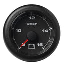 Veratron 52MM (2-1/16") OceanLink Battery Voltage Gauge - 8 to 16 V - Black Dial  Bezel [A2C1066100001] - Mealey Marine