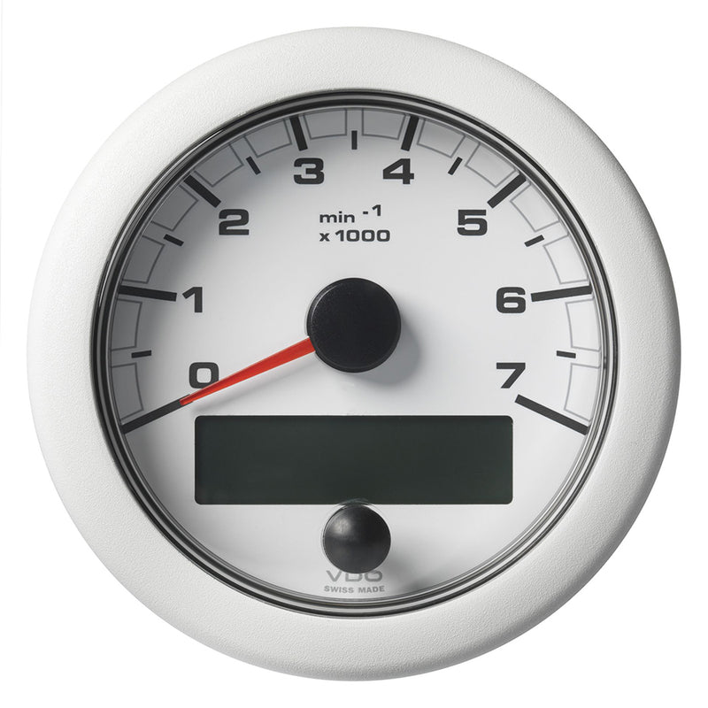 Veratron 3-3/8" (85MM) OceanLink NMEA 2000 Tachometer - 7000 RPM - White Dial  Bezel [A2C1065820001] - Mealey Marine