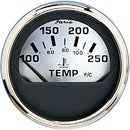 Faria 2" Water Temp Gauge (100-250F) - Spun Silver [16004] - Mealey Marine