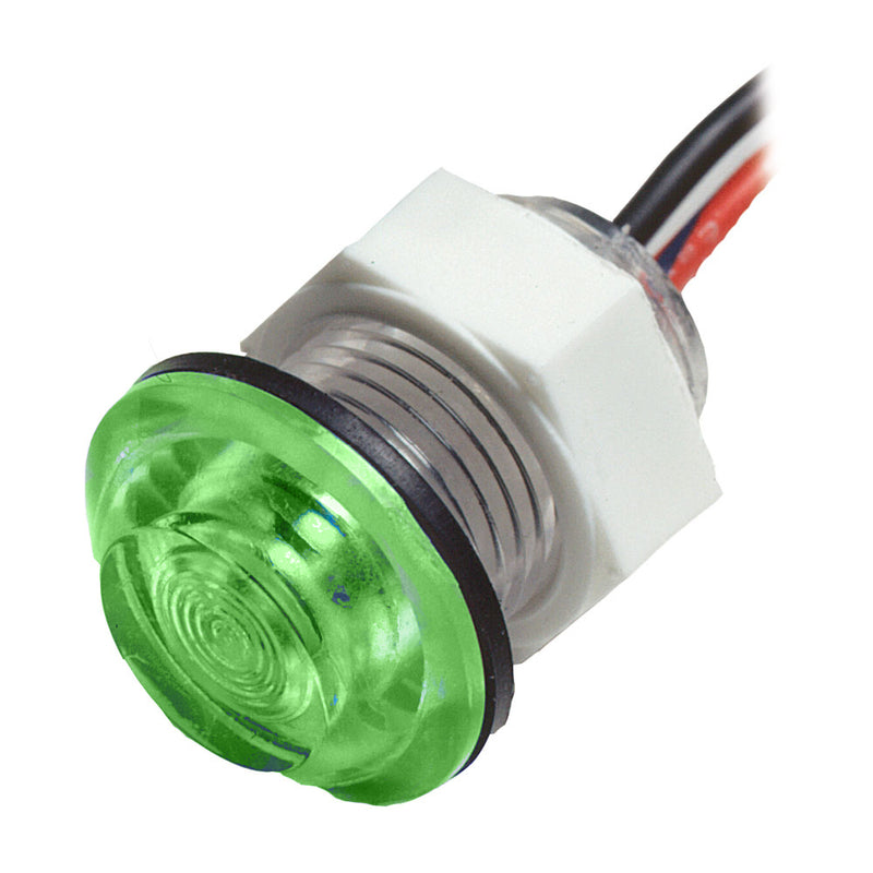 Innovative Lighting LED Bulkhead Livewell Light Flush Mount - Green [011-3500-7] - Mealey Marine