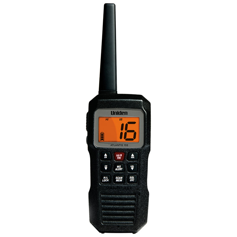 Uniden Atlantis 155 Handheld Two-Way VHF Floating Marine Radio [ATLANTIS 155] - Mealey Marine