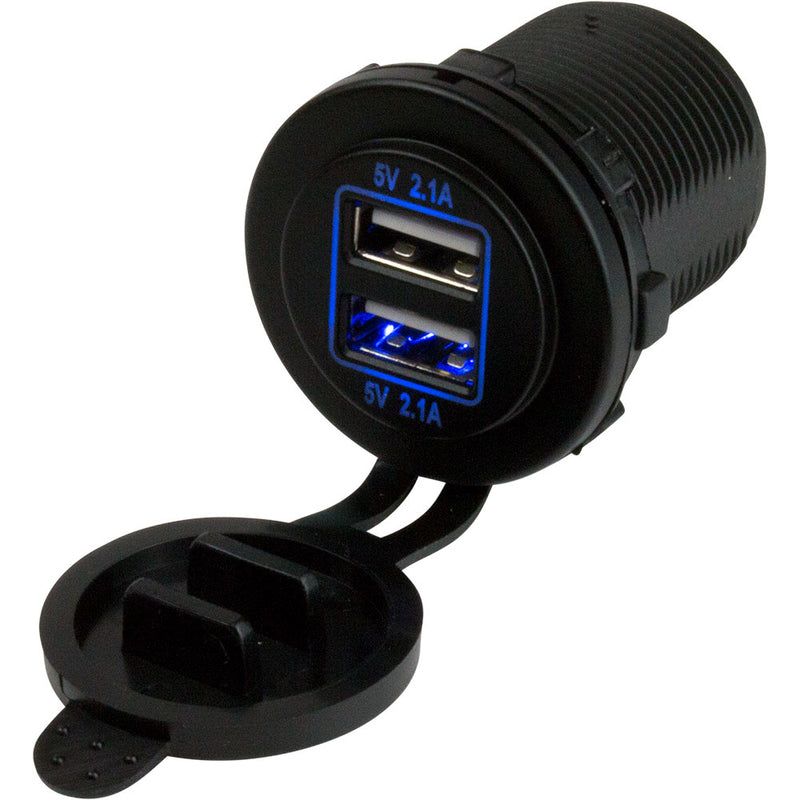 Sea-Dog Dual USB Power Socket [426515-1] - Mealey Marine