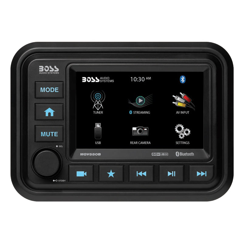 Boss Audio Bluetooth (Audio Streaming) Marine Gauge Digital Media AM/FM Receiver - Black [MGV550B] - Mealey Marine