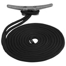 Sea-Dog Double Braided Nylon Dock Line - 3/8" x 25 - Black [302110025BK-1]