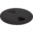 Sea-Dog Screw-Out Deck Plate - Black - 6" [335765-1] - Mealey Marine