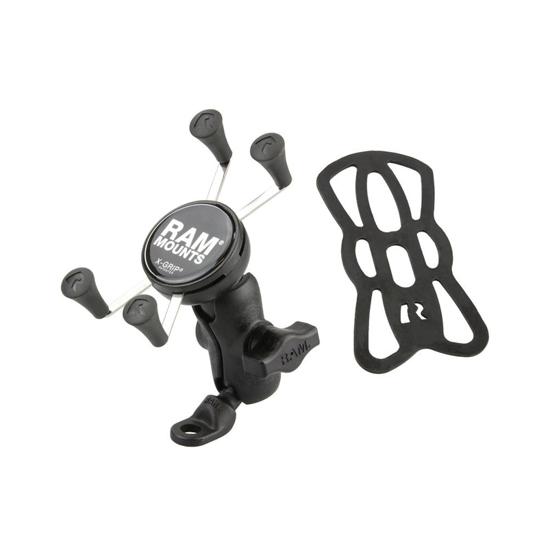 RAM MOUNT X-Grip Phone Mount w/9mm Angled Bolt Head Adapter [RAP-B-272-A-UN7U] - Mealey Marine