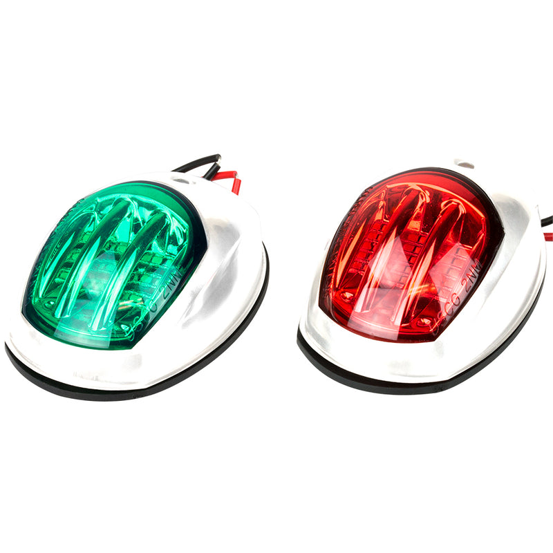 Sea-Dog White LED Navigation Lights - Port  Starboard [400071-1] - Mealey Marine