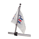 Sea-Dog Stainless Steel Rail Mount Flagpole - 17" [327122-1] - Mealey Marine