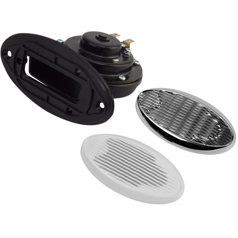 Sea-Dog Drop-In Hidden Horn V.1 w/Grills [431210-1] - Mealey Marine