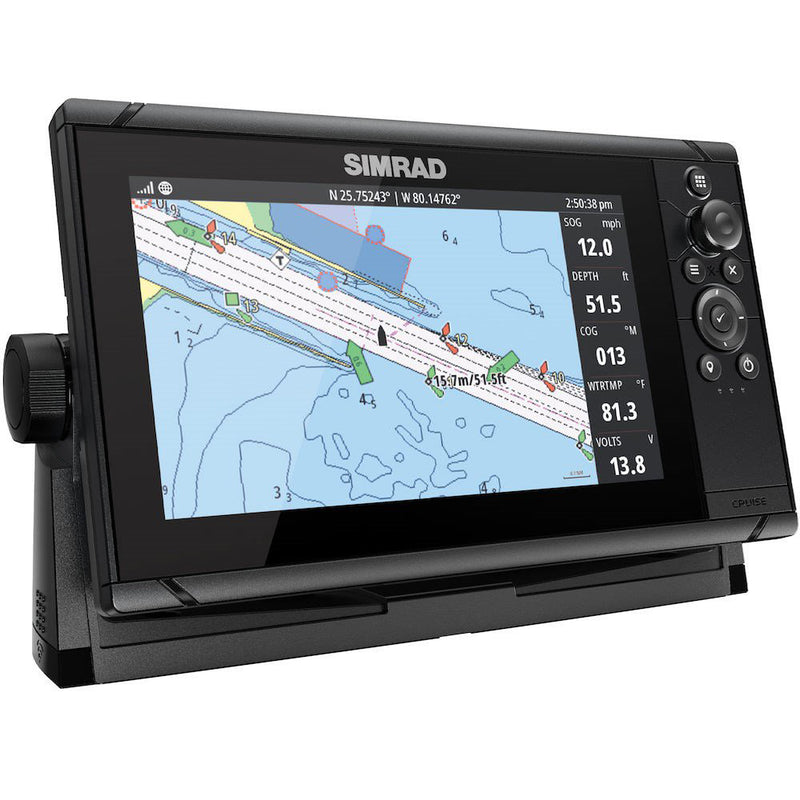 Simrad Cruise 9 US Coastal w/83/200 Transom Mount Transducer [000-14997-001] - Mealey Marine