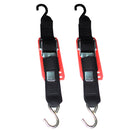 Rod Saver Paddle Buckle Trailer Tie-Down w/Vinyl Pad - 2" x 6 - Pair [2PB6VP] - Mealey Marine