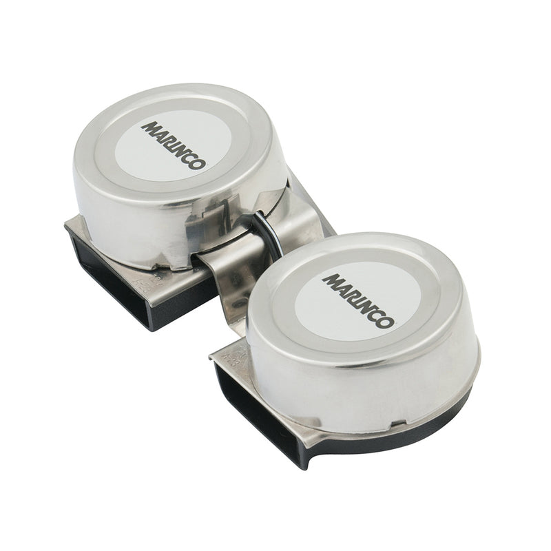 Marinco 12V Mini Twin Comapct Electric Horn [10001] - Mealey Marine