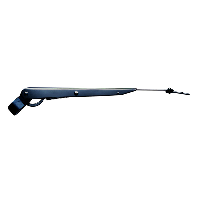 Marinco Wiper Arm Deluxe Stainless Steel - Black - Single - 10"-14" [33012A] - Mealey Marine