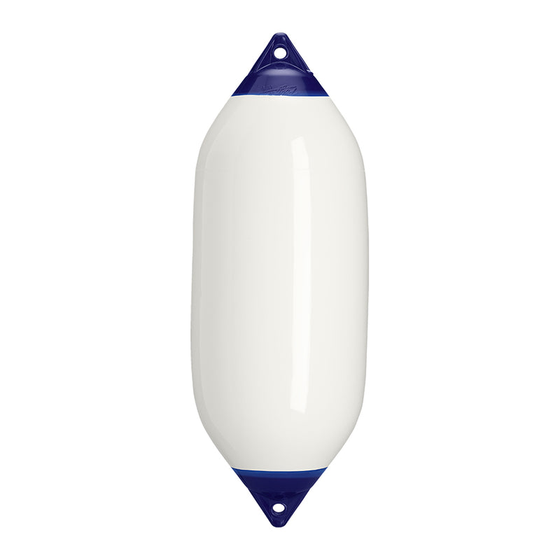 Polyform F-7 Twin Eye Fender 15" x 41" - White [F-7-WHITE] - Mealey Marine