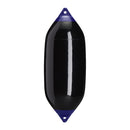 Polyform F-7 Twin Eye Fender 15" x 41" - Black [F-7-BLACK] - Mealey Marine