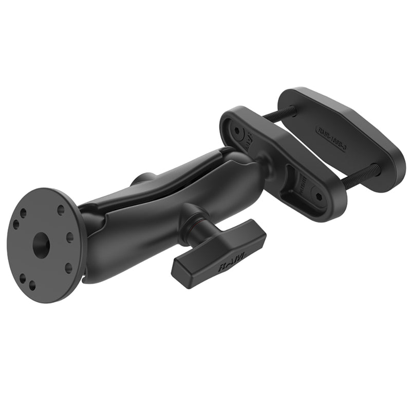 RAM Mount Square Post Clamp f/Posts Up to 3" Wide w/Arm [RAM-101U-247-3] - Mealey Marine